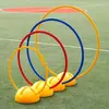 Anillo de Agilidad Anillo de Acondicionamiento Físico Equipo de Entrenamiento de Baloncesto y Fútbol Anillo de Salto para Entrenamiento Físico Infantil Anillo de Salto de Ejercicio