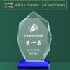 Competencia de Equipo Creativo Bádminton Femenino Madera Nuevo Trofeo de Cristal Oro, Plata, Bronce En Stock Medalla Grabado Producción