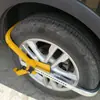Cerradura Antirrobo para Coche Clip Engrosado Cerradura de Rueda Cerradura para SUV Cerradura de Estacionamiento de Tres Puntas con Ventosa Cerradura de Rueda Al por Mayor