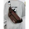 Bolso de Pecho para Hombres y Mujeres, Bolso de Hombro Deportivo Simple de Moda, Riñonera Casual Estilo Japonés, Mochila Cruzada de Moda para la Calle