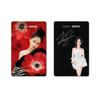 Cartão de Álbum Único Bp Kim Ji-Soo Jisoo Solo Pessoal Especial Me X Zepeto Zai Zai Cartão Fotográfico Conjunto