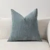 Funda de Cojín para Sofá de Pana Rayas Maíz Color Sólido Transfronteriza Tela Color Sólido Cojín Trasero de Cama para el Hogar Dropshipping
