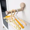 Estante para Ropa de Balcón con Ventosa Artefacto de Almacenamiento Gancho Multifuncional para el Hogar Sin Taladro Perchero Retráctil Estante de Almacenamiento Montado en la Pared