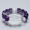 Pulseira de Cristal Natural Cavalo Bravo Pulseira de Cristal Branco Uruguai para Mulheres Pulseira Versátil para Presente Atacado