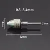 Mandril de conversión de tres mordazas con vástago hexagonal para taladro eléctrico, 0.3-3.4-3.6-6.5-8mm, broca helicoidal para pequeña amoladora eléctrica