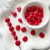 Cuentas Acrílicas de Frutas Coloridas Limón Puntos Tiras de Colores Materiales para Joyería Accesorios para Pulsera DIY Cadena de Teléfono Móvil