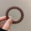 Tendón de goma elástica de estilo coreano, anillo grueso para teléfono, cuerda para el cabello, accesorios para el cabello de cola de caballo alta para mujer, cuerda para el cabello, línea telefónica, anillo para el cabello