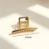 Pinza metálica pequeña de tiburón, pinza para el pelo de niñas, pinza para el pelo de ducha, pasador de celebridad de internet coreana, pinza para la parte trasera de la cabeza, accesorio para el pelo