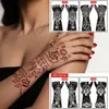 Mão de volta ARM visão geral indiana Hina tatuagem mão adesivo padrão XY totem esculpido oco modelo série