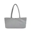 Bolsa Tote Simples Retrô Estilo Coreano Casual 2026 Elegante Simples Tendência Bolsa de Ombro Fashionável Grande Capacidade Bolsa de Axila