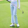 Ropa de Golf para Mujer Pantalones Largos Ajustados Elásticos Pantalones de Boca Ancha Pantalones de Primavera y Otoño para Mujer