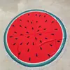 Absorbente de Agua, Secado Rápido, Comercio Exterior, Estampado de Frutas, Estampado de Borlas, Microfibra, Poliéster Puro, Toalla de Baño, Toalla de Playa, Redonda, Engrosada