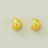 Aretes de botón de aguja de plata 925 estilo lujo ligero brillante japonés y coreano para mujer, chapados en oro de 18 quilates, aretes de moda de alta gama, aretes versátiles al por mayor