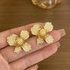 Crystal clear high-grade elegante cristal brincos stud requintado diamante das mulheres brincos de borboleta celebridade da Internet Novo doce brincos legais