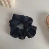 Scrunchie de Cetim Estilo Francês, Tendência Online, Elástico de Cabelo Feminino e Elegante, Acessório de Cabelo Coreano