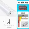 Canaleta Linear de Alumínio para Teto de Pálpebra Dupla, Canaleta Linear Embutida, Luz Refletora de Lavagem de Parede, Canaleta Linear em Forma de U