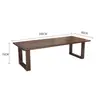 Nova Mesa de Chá e Conjunto de Cadeiras Estilo Chinês Pinheiro Antigo Salão de Chá Zen Mesa de Chá Kung Fu Mesa de Reunião de Negociação Simples de Madeira Maciça Mesa Longa