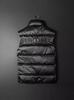 Chaleco de plumón de invierno europeo para hombre, ropa de abrigo de marca de moda, chaqueta de plumón con cuello alto, chaqueta de talla grande para hombre