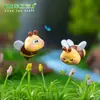 Novas bonecas de abelha fofas criativas transfronteiriças acessórios para pendurar decoração DIY de paisagismo de jardim micro-paisagem pequenos ornamentos