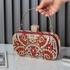 Bolso de noche transfronterizo nuevo de diseño nicho europeo y americano, bolso de noche cruzado de alta calidad, bolso de hombro de mano con diamantes