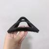 Triângulo transparente ~ ~ Verão Moda de saída All-match Grande Grab Clip Simples All-match Back of Head Shark Clip