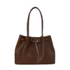 Cesta de vegetais tecida à mão balde de água bolsa de ombro feminina mãe nova nova bolsa grande capacidade bolsa feminina ombro único