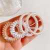 2 Cargando Mermaid Ji Línea Telefónica Anillo para el Cabello Niña Lindo Transparente Pequeño Fresco Colorido Cuerda para el Cabello Bolsa Láser Cuerda para el Cabello