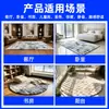 Alfombra rectangular de terciopelo de burbujas para sala de estar, pasillo, sofá, dormitorio y mesita de noche; alfombra de pelo de conejo sintético engrosada