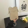 Moda Primavera 2026 Transfronteriza Bolso Versátil Estilo Artístico Coreano Casual Sencillo para Mujer Bolso de Hombro Cruzado para Teléfono