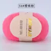 Fio Fino de Mohair de Bebê Sul-Africano Tecido à Mão Pelúcia Cachecol Xale Fio para Suéter Lã Macia Cashmere Fiação
