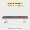 Mesa de Negociação Estilo Ins Japonês Nórdico Mesa de Jantar de Madeira Maciça Suspensão Acrílica Mesa de Trabalho de Freixo Mesa de Placa Grande para Casa