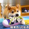Perro Mordiendo Zapatos Alivia el Aburrimiento Sonido Moliendo Dientes Zapatos Duraderos Juguete para Perros Entrenamiento Perro Pequeño Suministros para Mascotas Útil