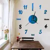 Digital Inglés Amazon popular 3D estéreo directo de fábrica pegatinas de espejo para pared pegatinas de reloj de pared 40 cm Bricolaje