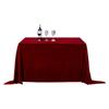 Envío Gratis Tela de Terciopelo Mantel para Mesa de Conferencia Rectangular Mantel para Mesa de Eventos Tela de Terciopelo Rojo Tela Roja Oficina Exposición Roja