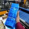 Bolsas de PE Antiestáticas Personalizadas, Bolsas de PE Azules Gruesas Grandes con Mensajes de Advertencia Impresos a Alta Presión, Bolsas de PE Antiestáticas Transparentes