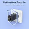 Cargador de Teléfono Móvil Europeo y Americano Macarrón Nuevo A+C Transfronterizo Cabeza de Carga Rápida de Doble Puerto Estándar Británico Qc3.0+Pd38W