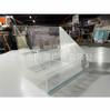 Fornecimento de fábrica para supermercado, loja de departamentos, acrílico, plexiglass, suporte promocional, suporte de exibição, suporte de exibição de máscara transparente