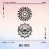 Tatuaje Temporal de Flor de Mandala Tótem Herbal para Hombres y Mujeres Impermeable Duradero Tinta Semi-Permanente Tatuaje Artificial No Reflectante