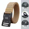 Cinto Tático Masculino com Fivela de Nylon Cobra Outdoor Treinamento Militar Cinto de Lona Macacão Esportivo Amazon Cinto
