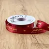 Decai 2,5cm Fita Inglesa Estampada a Quente Fita de Alta Qualidade para Embalagem de Flores DIY Fita para Presente Decoração de Feriado