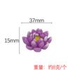 YQT Luoyang Flor de Peonía Accesorios de Resina Hechos a Mano Pegatinas para Refrigerador Flor de Peonía Accesorios Creativos de Acompañamiento