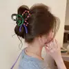 Nuevo Pinza de Tiburón Grande con Forma de Corazón para Peinados Semirecogidos 2026, Pinza para el Cabello con Lazo Lindo para Cabello Fino, Pinza de Garra de Tamaño Mediano