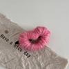 Horquilla de lana enrollada con forma de amor para otoño e invierno, bonita y dulce horquilla para niña, con clip lateral para flequillo, accesorios para el cabello, nuevo