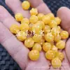 Ámbar Amarillo Cuarzo Jade Calabaza Cuentas Redondas Jade Cuentas Sueltas Aceite de Pollo Amarillo Melón de la Suerte Pulsera Joyería Accesorios Cuentas