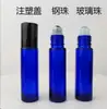 Botella roll-on transparente esmerilada material esmerilado anti-luz buen sellado Marrón azul 10ml