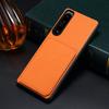 Denior É Adequado para Sony Xperia 1VII, Capa Protetora de Couro Sintético Texturizado, Porta-Cartão 10Iv, Capa de Celular 1Vi