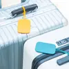 Venta Directa de Fábrica Etiqueta de Equipaje de Silicona de un Solo Color Etiqueta de Maleta Bolsa de Maleta Etiqueta de Silicona Etiqueta de Nombre de Silicona Etiqueta de Envío de Silicona