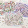 Pegatinas Grandes de Paisaje en Miniatura de Papel: Pegatinas 3D de Cuento de Hadas Galáctico para Diarios Infantiles, Divertido Libro Silencioso