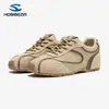 Zapatillas de entrenamiento retro de retazos HOBIBEAR para mujer con aumento de altura interior, zapatillas casuales, versátiles para el trabajo, zapatillas de papá