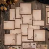 Notas adhesivas de papel de carta con borde quemado vintage, etiquetas para notas de estudiante, pegatinas para decoración de diario, notas de mensajes, notas de recordatorio, notas adhesivas reutilizables